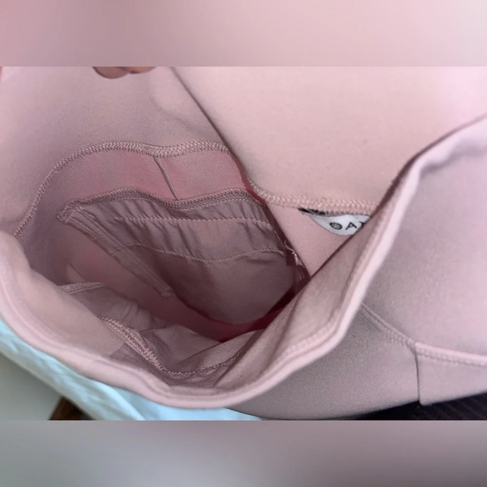 Athleta Women's Endless High Rise pale lavender Pants size 12 - Picture 10 of 16